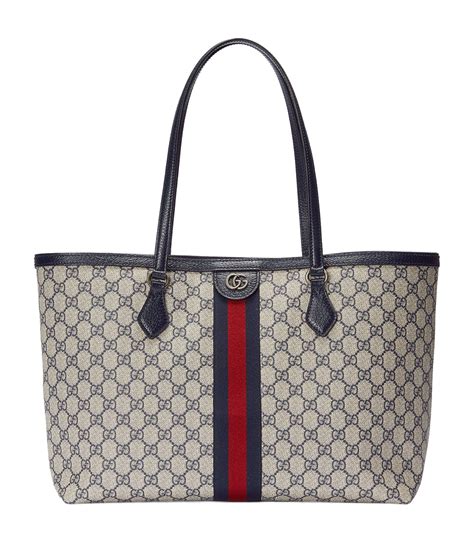 gucci gg supreme tote black|ophidia gg supreme shoulder bag.